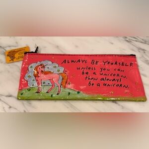 NWT Blue Q Pencil Bag